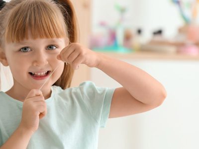 Dental floss for children